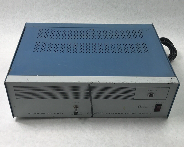 McGohan Electronics MS-501 Booster Amplifier 50 Watts