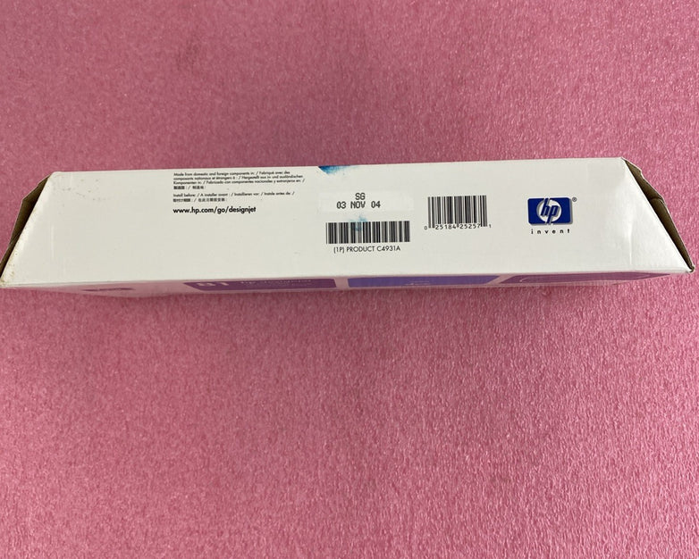 HP C4931A Cyan Ink cartridge Designjet 5000 5500 New OEM Box Sealed 04 Lor of 2