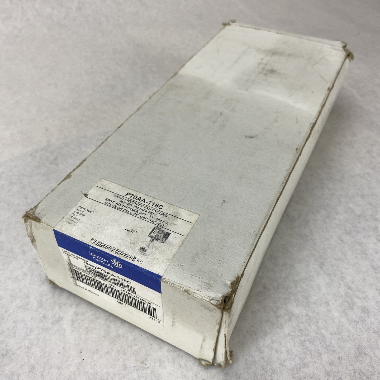 Johnson Controls Penn P70AA-118C High Pressure Fan Cycling Control0