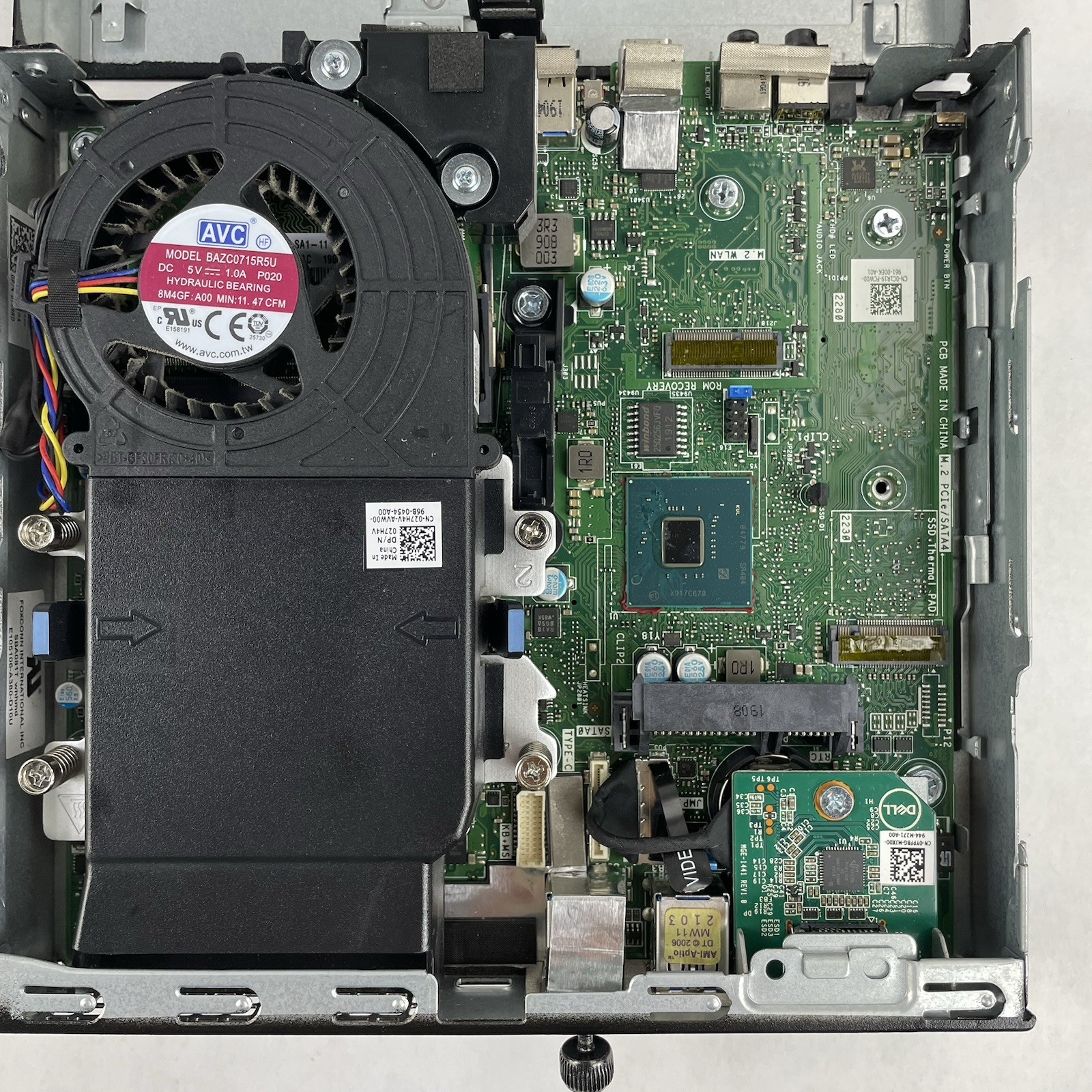 Dell Optiplex 7070 Micro i5-9500T 2.20 GHz 8 GB RAM W/AC No SSD/OS12