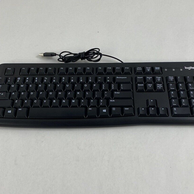 Logitech K120 YU0036 USB Keyboard Tested Lot of 3