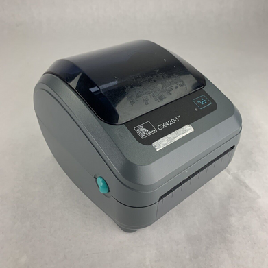 Zebra GX430t Thermal Label Printer Bad Roller For Parts and Repair No AC Adapter