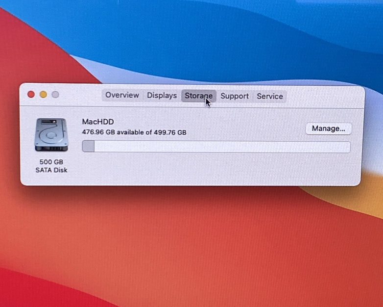 Apple A1418 iMac 21.5" 2014 1.4 GHz i5 8 GB RAM 500GB HDD macOS 11.7.1