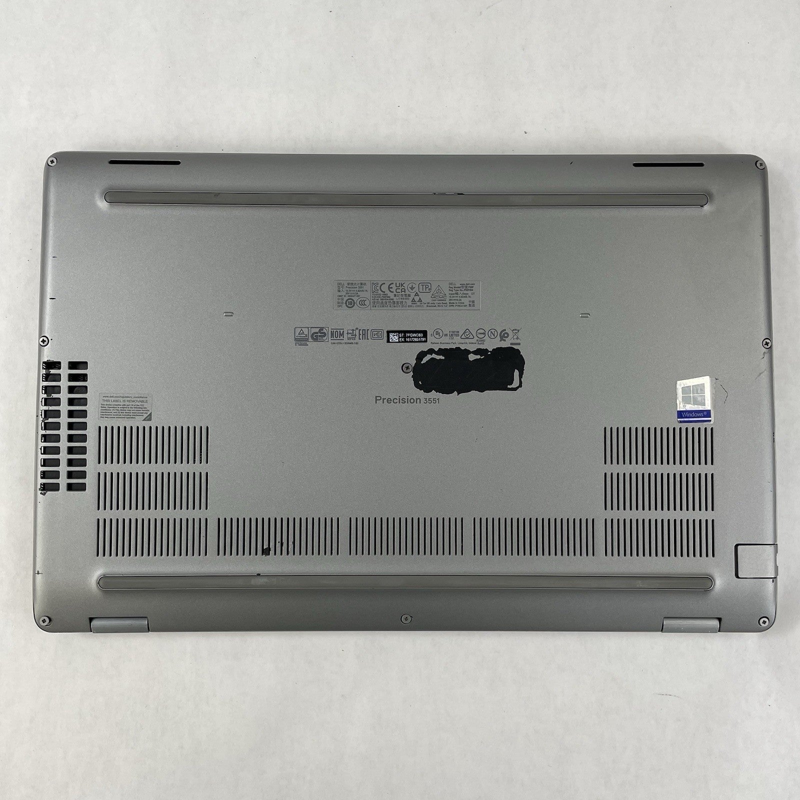 Dell Precision 3551 15.6" i5-10400H 2.60 GHz 16 GB RAM No SSD/OS/AC14