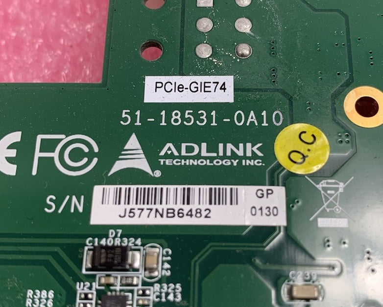 Adlink PCIe-GIE74 51-18531-0A10 Video Capture Card