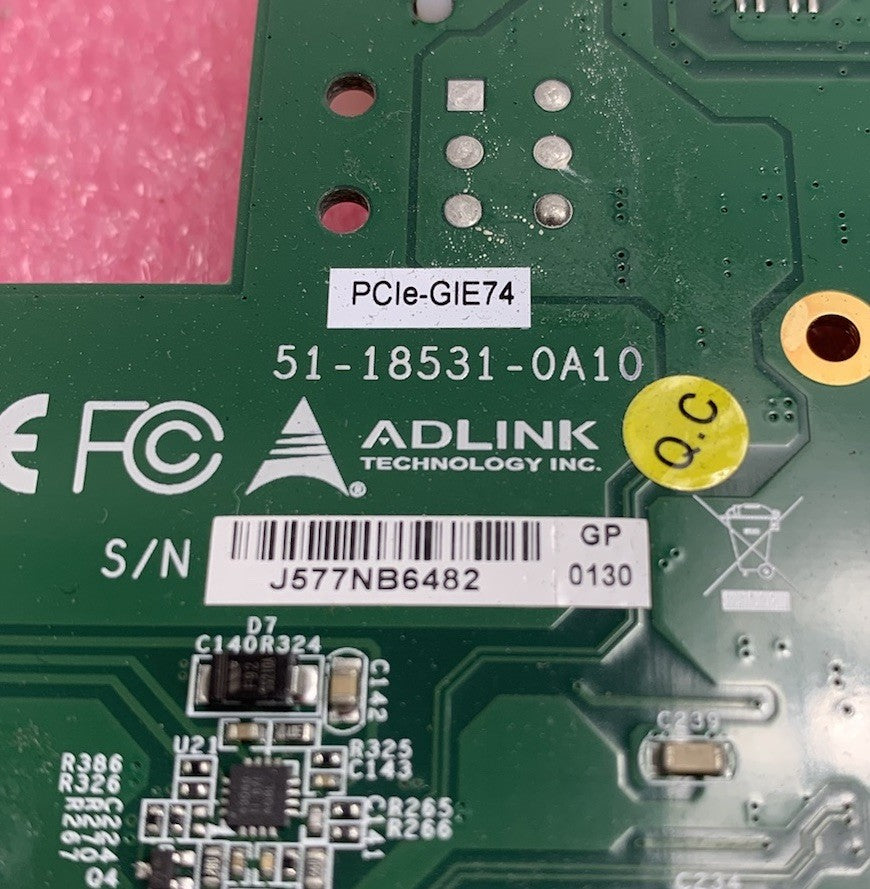 Adlink PCIe-GIE74 51-18531-0A10 Video Capture Card