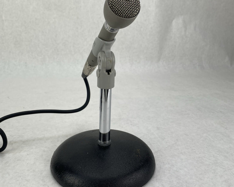 Electro Voice 635A Dynamic Omni-Directional Microphone Tested With Stand And Cor