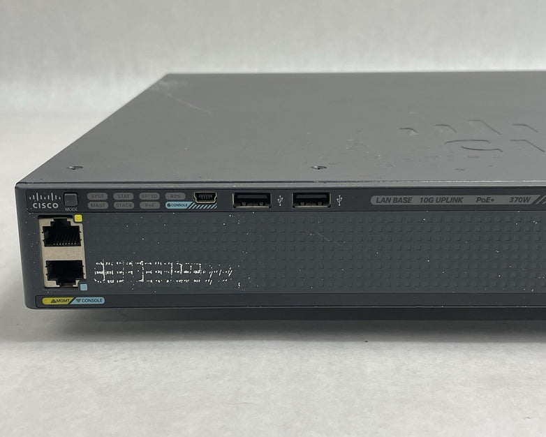 Cisco WS-C2960X-24PD-L V03 Tested & Reset No Rack Ears