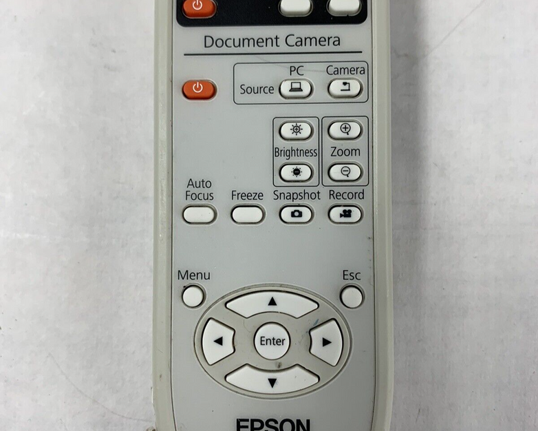 Lot of 2 Epson Projector Remote Controller 153867200