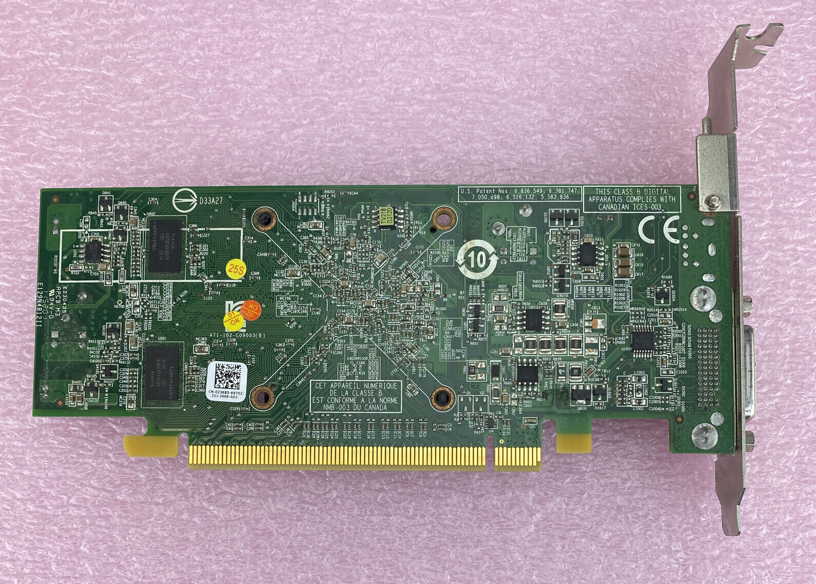 AMD 0236X5 Radeon HD6350 High Profile 512MB DDR3 DMS-59 PCie Video Graphics Card