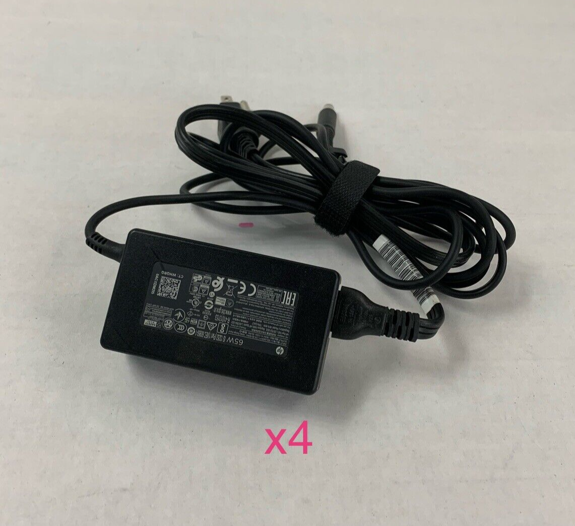 Mixed Lot of 4 HP 65W TPN-DA17 and TPN-DA16 19.5V 3.33A AC Power Adapter