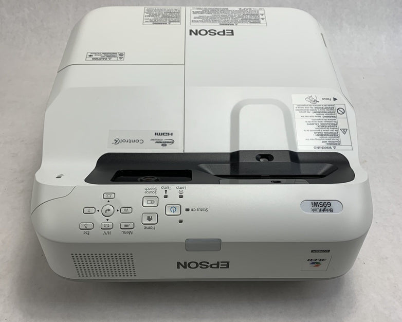 Epson PowerLite 695Wi H740A LCD Lamp Projector 883 Lamp Hours - No Remote