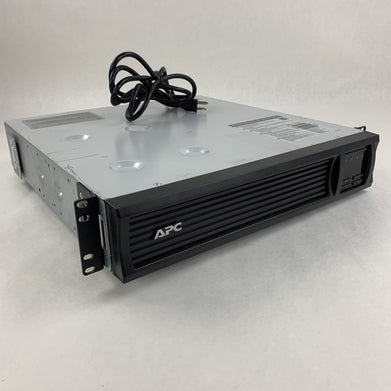 APC SMT1000RM2U Smart UPS Back Up Tested No Batteries w/ Faceplate