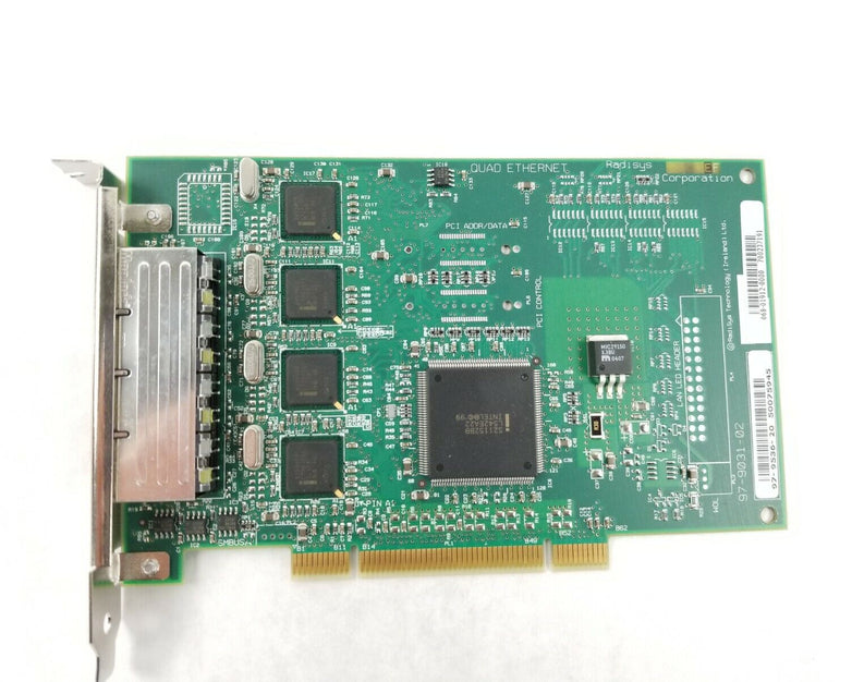 Radisys 97-9031-02 97-9536-20 Quad Ethernet Server PCI Network Adapter Card