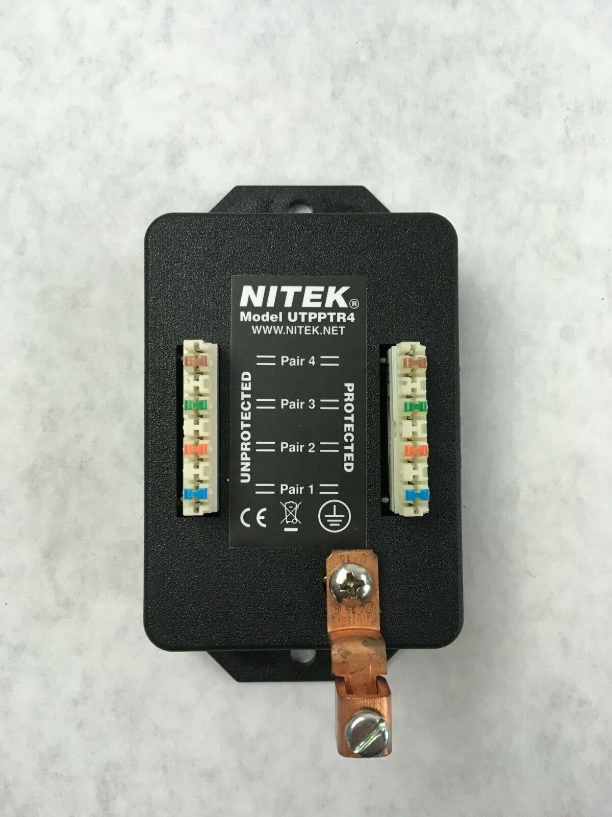 Nitek UTPPTR4 UTP Video, RS422 Surge Protector Open Box