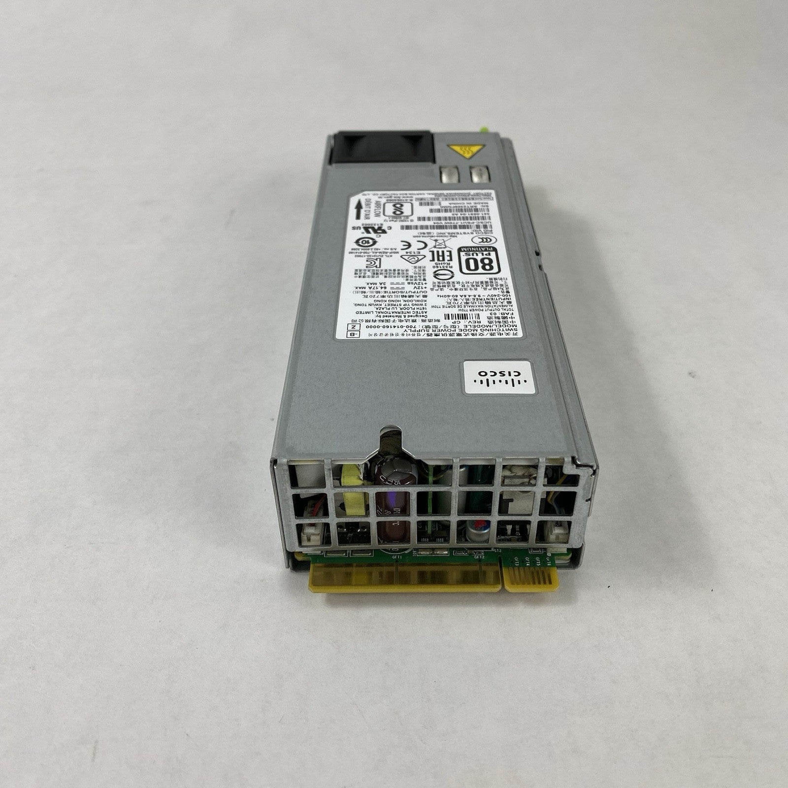 Cisco 700-014160-0000 12V 64.17A 80 Plus Platinum Power Supply (Lot of 4)