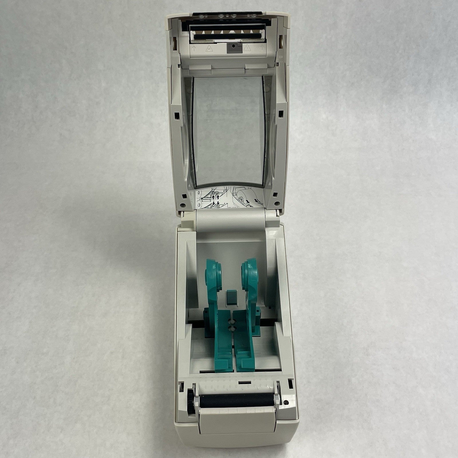 Zebra LP 2824 Z Direct Thermal Barcode Label Printer Tested For Parts No Clamps