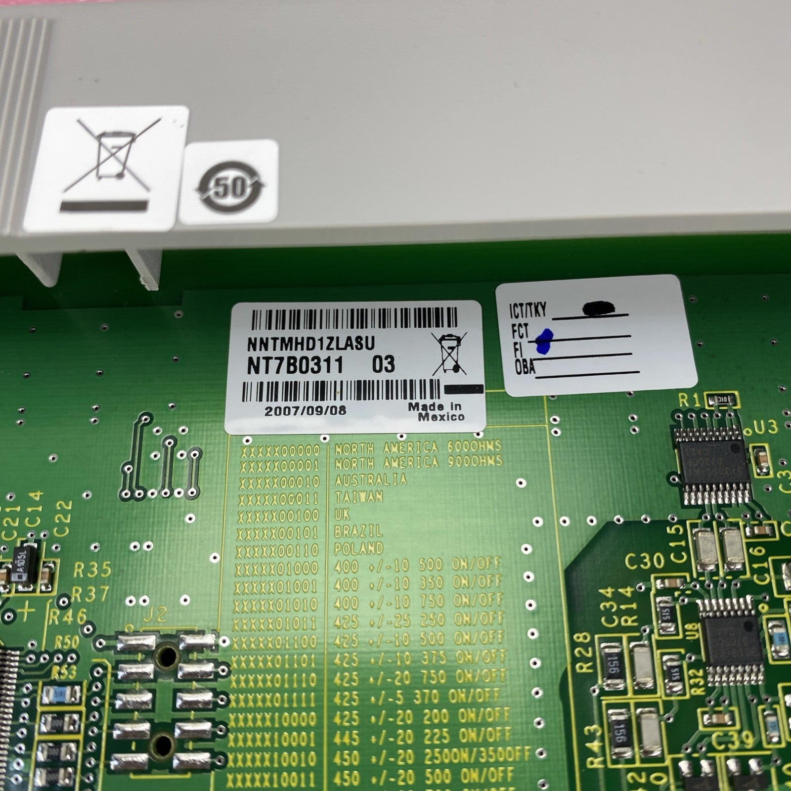 Nortel NT7B69AAAC Trunk Card11