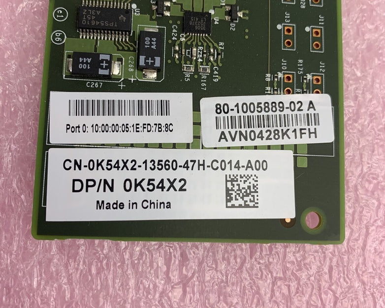 Lot of 2 Dell K54X2 Brocade SP 8GB FC HBA PCI-e Low Profile Fiber Channel Adapte