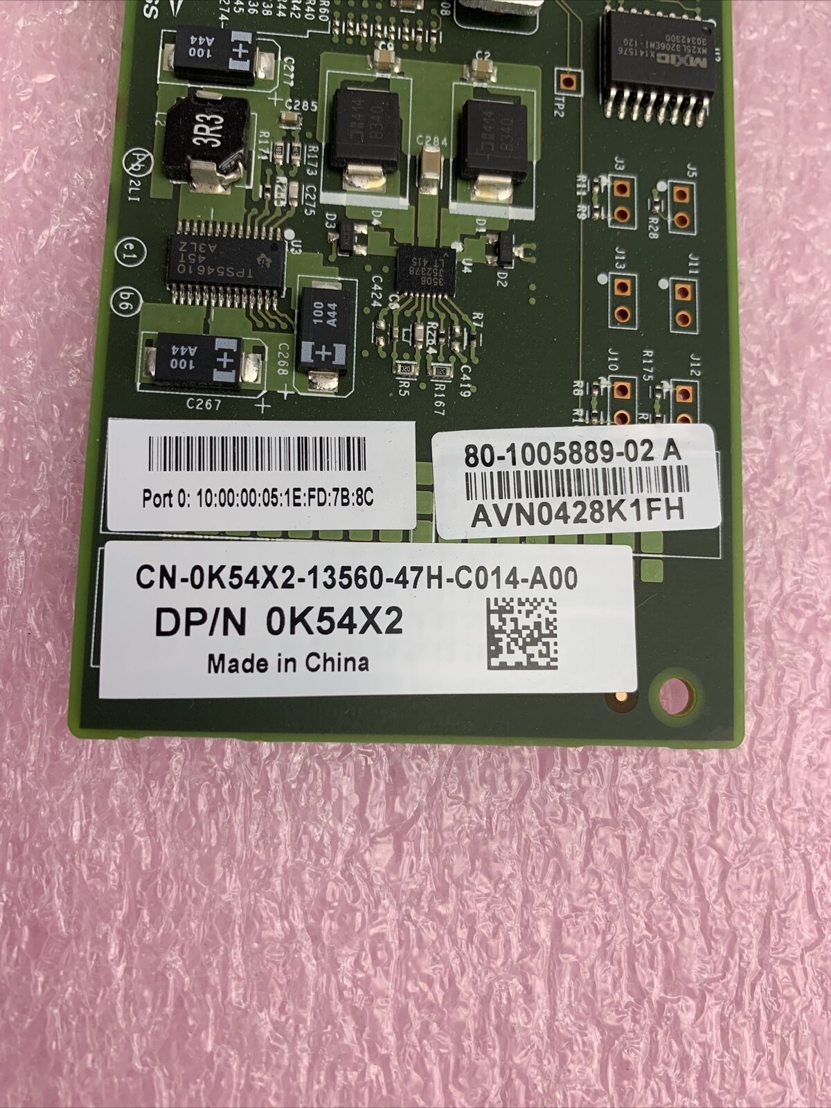 Lot of 2 Dell K54X2 Brocade SP 8GB FC HBA PCI-e Low Profile Fiber Channel Adapte