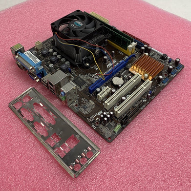 Asus M2N68-AM Motherboard AMD Phenom 9750 2.4GHz 4GB RAM w/ Shield