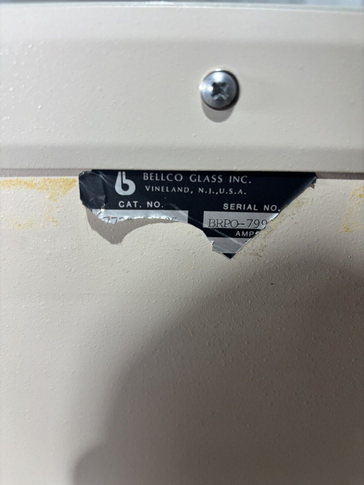 Bellco Glass Laboratory Roll-In Incubator Oven Chamber Powers On