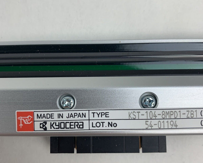 Kyocera KST-104-8MPD1-ZB1 Printhead For Zebra 44000M Untested
