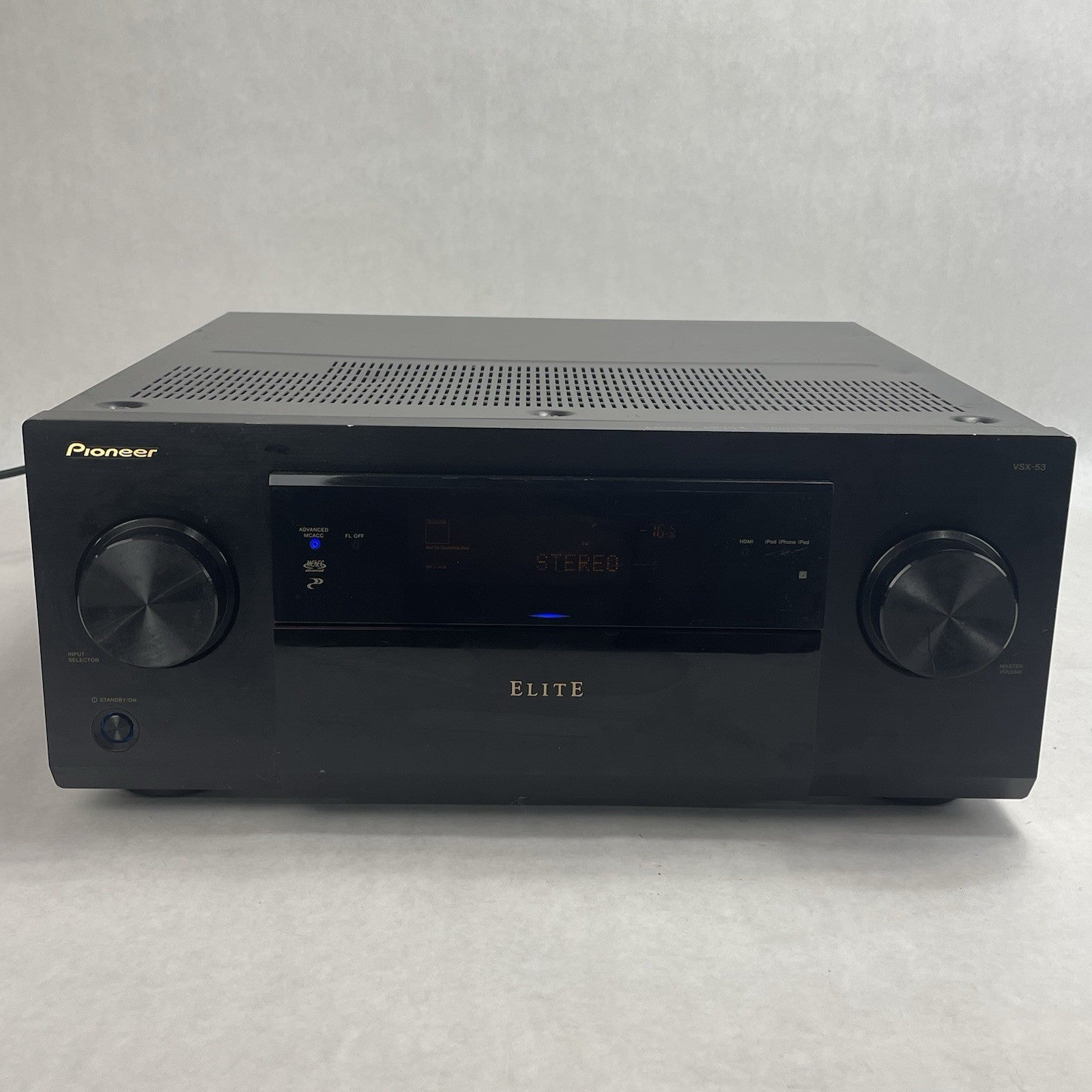 Pioneer Elite VSX-53 Tested For Parts Or Repair No Output Sound1