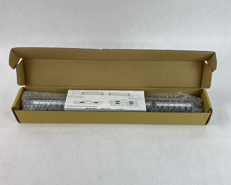 ICC 24- port 8P2C Patch Panel with 50-Pin Female Telco Connector 1 Rack Mount