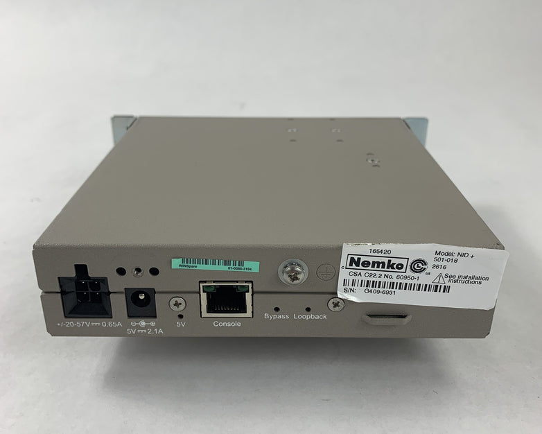 Accedian AMN-1000-TE-H MetroNID Network Interface Device Tested Reset No AC