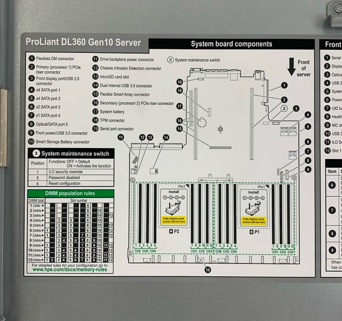 HP ProLiant DL360 Gen 10 Server 1x Xeon Silver 4112 2.6GHz 16GB RAM No HDD/OS16