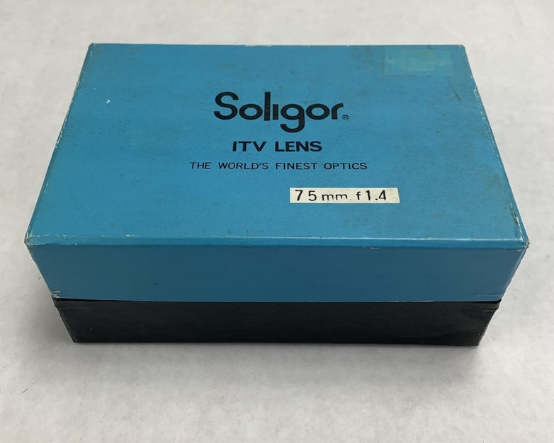 Soligor 1:1.4 75mm Television Lens C-Mount w/Box