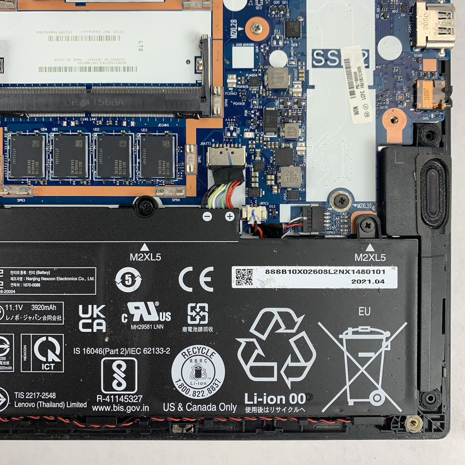 Lenovo ThinkPad E14 Gen 3 14" Ryzen 5 5500U 2.1 Ghz 8 GB Ram No OS/HDD/AC Bezel16