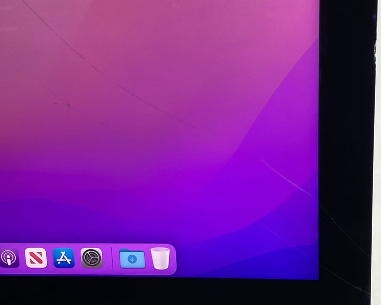 Apple A1418 iMac Retina 4k 21.5" 2015 3.1GHz i5 16GB RAM 1TB Fusion - Cracked