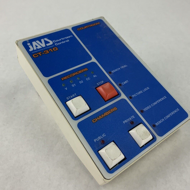 JAVS CT-310 Courtroom Control Audio Interface