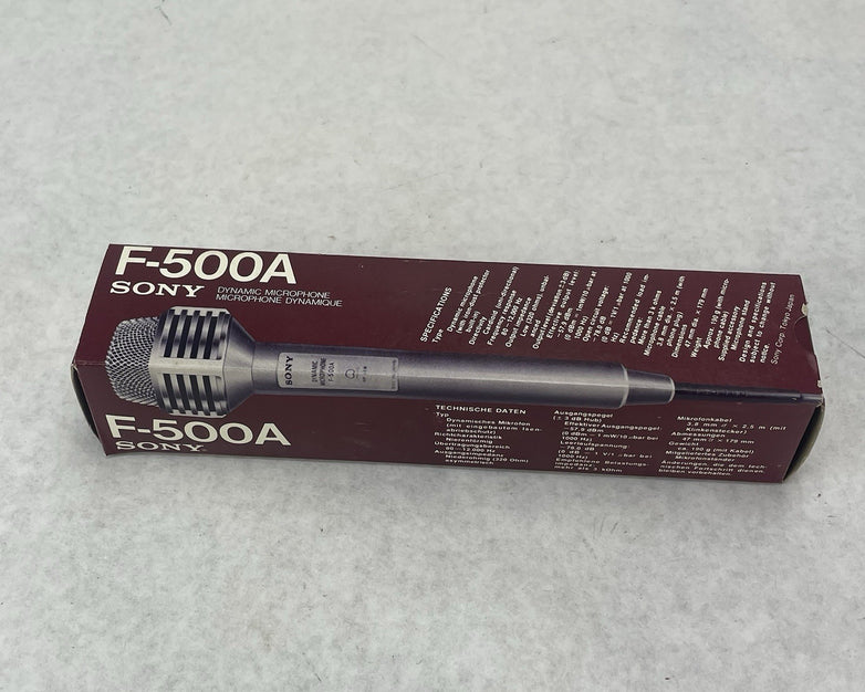 Sony Model F-500/ 500A/ 500S Dynamic Microphone Service Manual