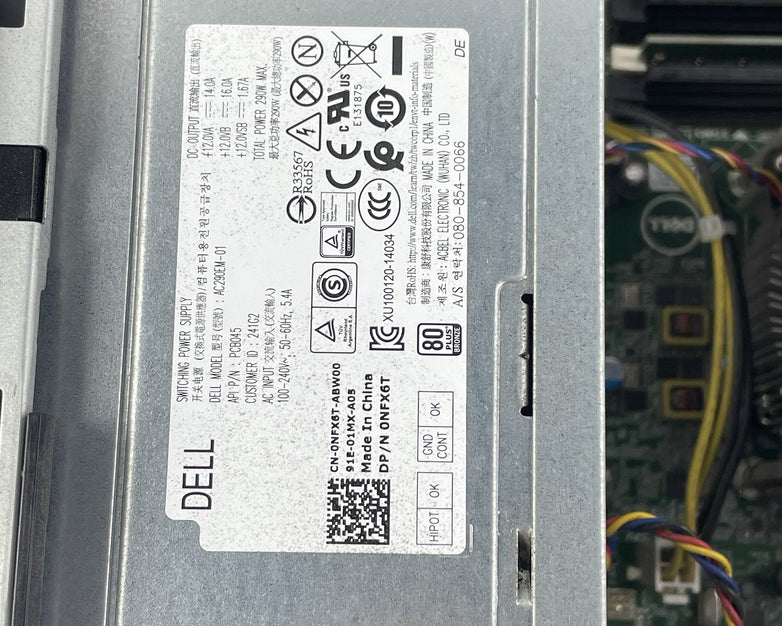 Dell PowerEdge T30 Tower Xenon E3-1223VS 3.3GHz 16GB Ram 1X PSU - Tested Reset