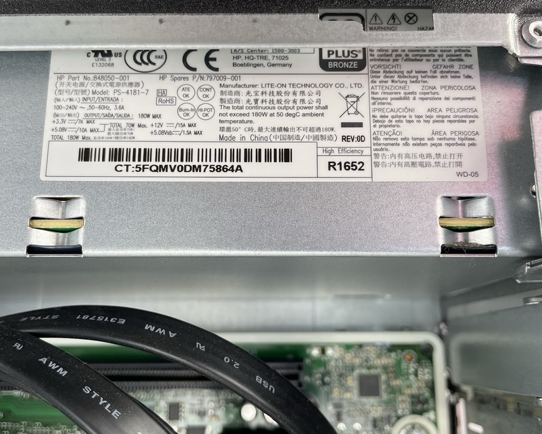 HP ProDesk 400 G3 SFF i5-6500 3.20 GHz 8 GB RAM No HDD/OS - No DVD Drive