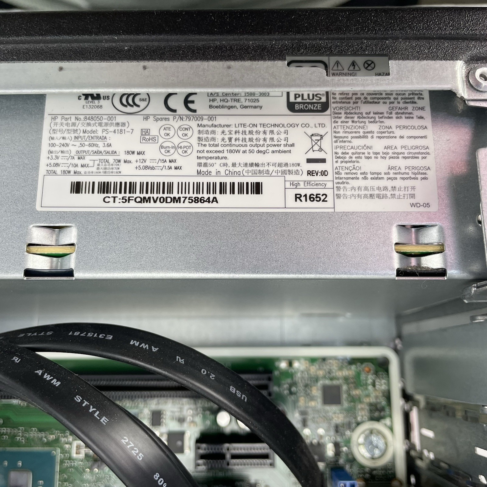HP ProDesk 400 G3 SFF i5-6500 3.20 GHz 8 GB RAM No HDD/OS - No DVD Drive14