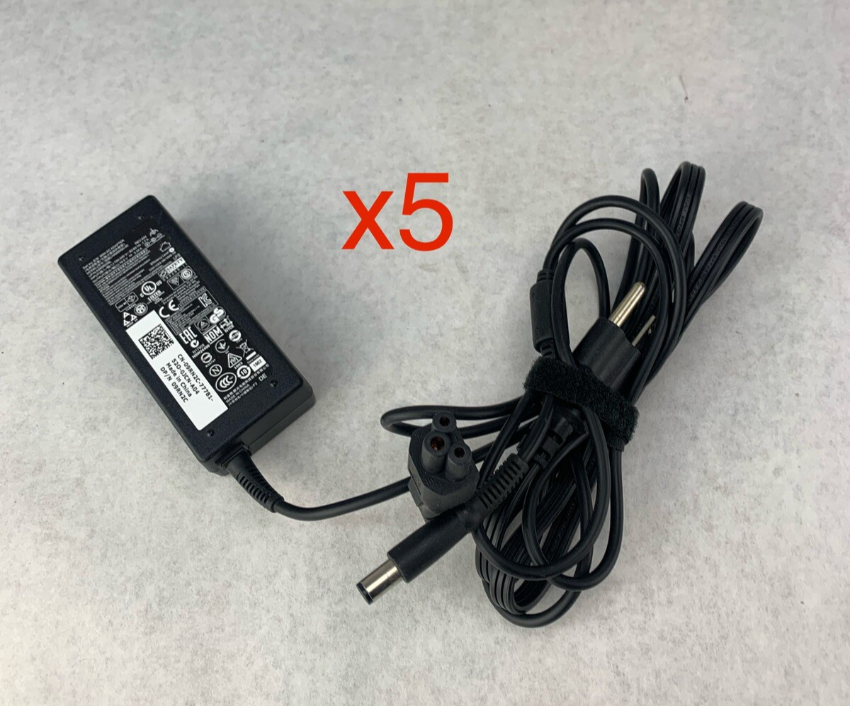 Dell HA65NS5-00 AC Adapter 19.5V 65W (Lot of 5)