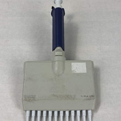 Rainin Pipet-Lite L10 1-10 uL LTS Multichannel 12 Channel Pipette