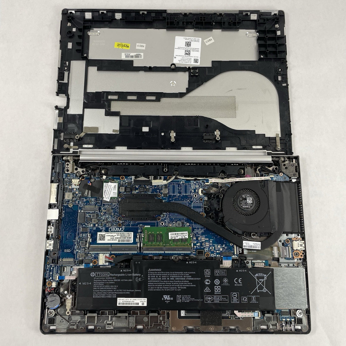 HP EliteBook 850 G6 15.6" i5-8365U 1.60 GHz 8 GB RAM No SSD/OS/AC - Heat Spot17