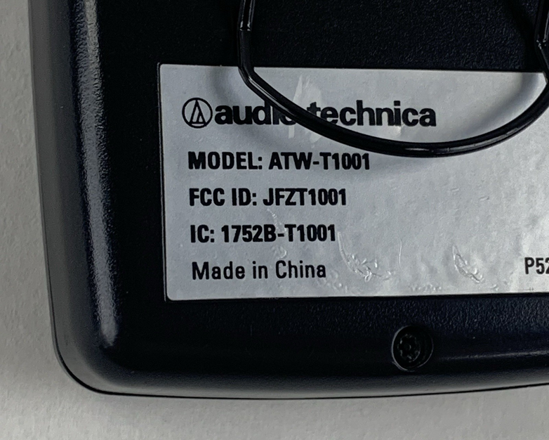 Audio Technica ATW-T1001 System 10 Wireless Transmitter Parts and Repair