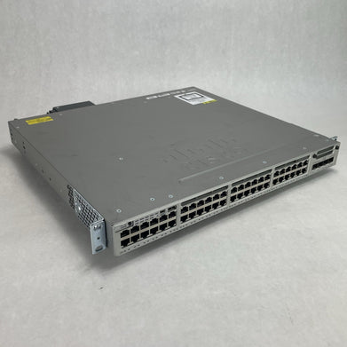 Cisco WS C3850 48F S 3850 1x PSU 48 1GE RJ 45 PoE Ports V07 Tested and Reset