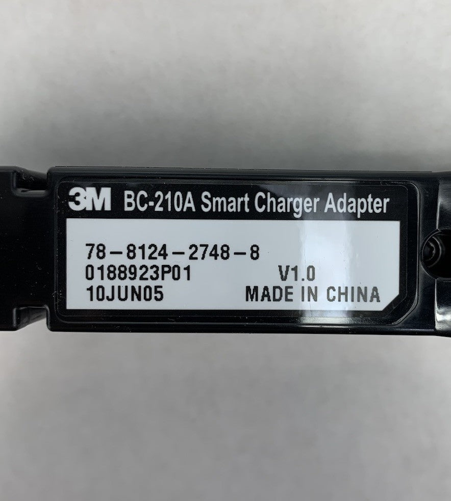 3M BC-100 Smart Battery Charger Power Base w/ BC-210A Smart Charger Adapter13