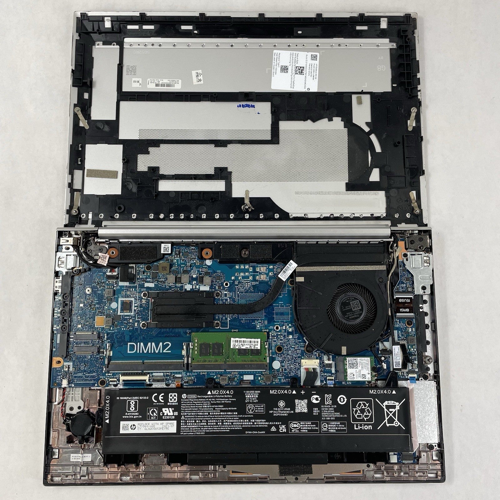 HP EliteBook 850 G8 15.6" i5-1145G7 2.60 GHz 16 GB RAM No SSD/OS/AC15