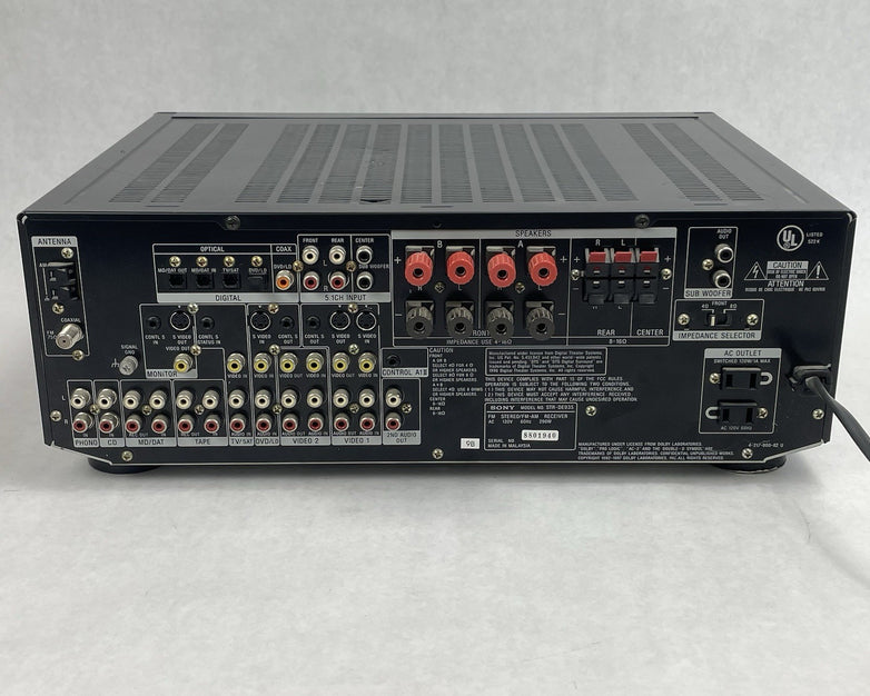 Sony STR-DE475 - Home Theater Digital AV Stereo Receiver 5.1 Channel Tested