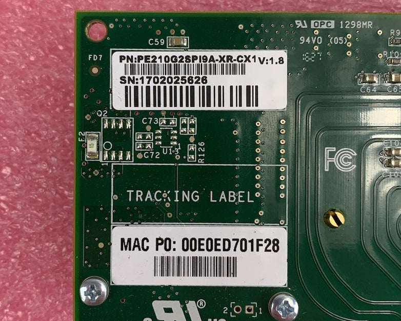 Silicom PE210G2SPI9A-XR Dual Port SFP 10Gb Network Adapter