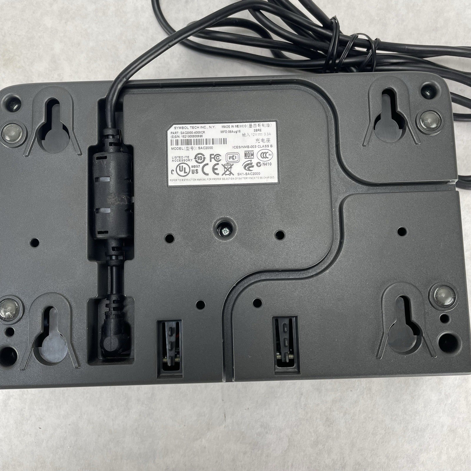 Symbol SAC2000-4000CR Cradle for MT2070/MT2090 AC Adapter included Untested