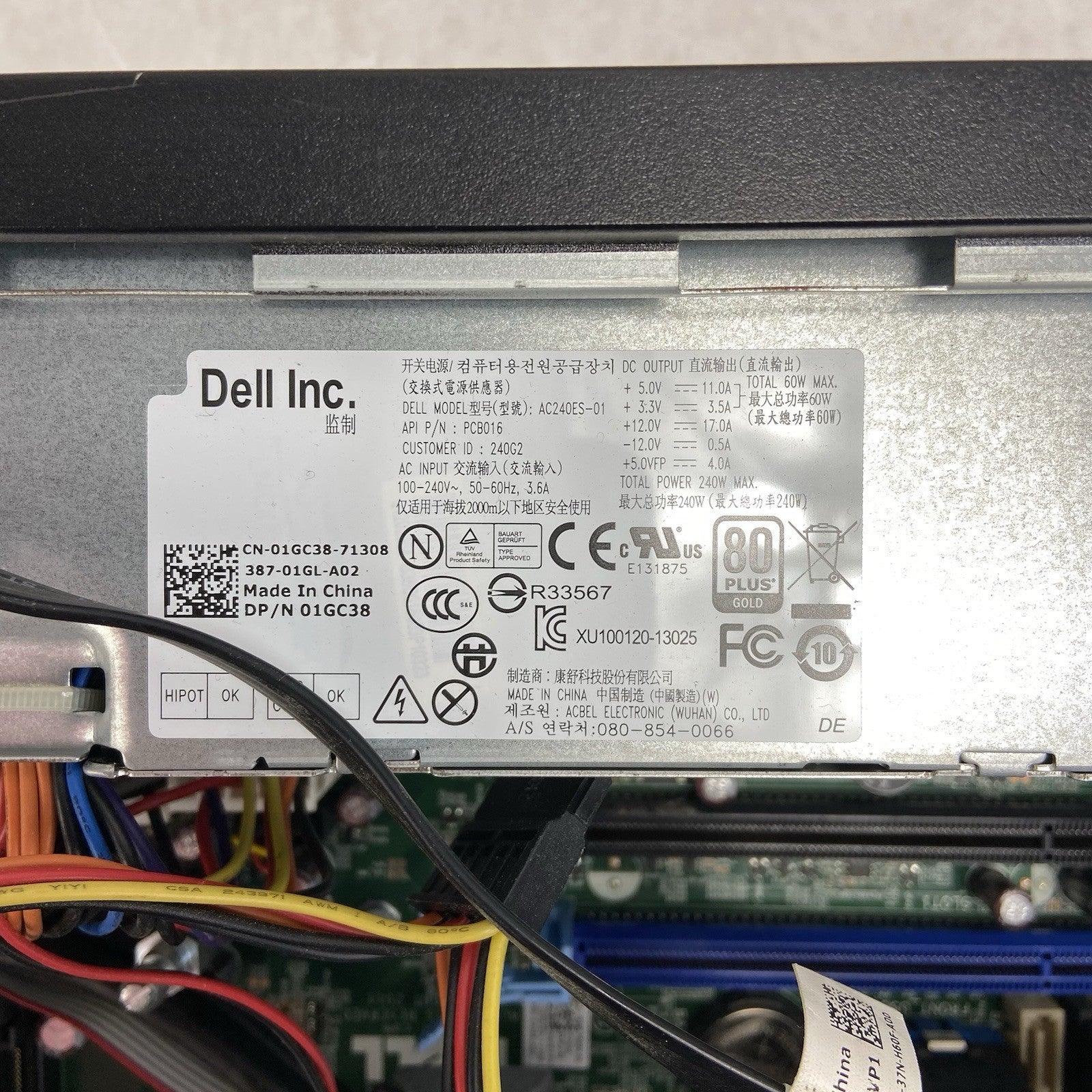 Dell Optiplex 7010 SFF Intel Core i5-3470 3.2GHz 4GB RAM No HDD No OS11